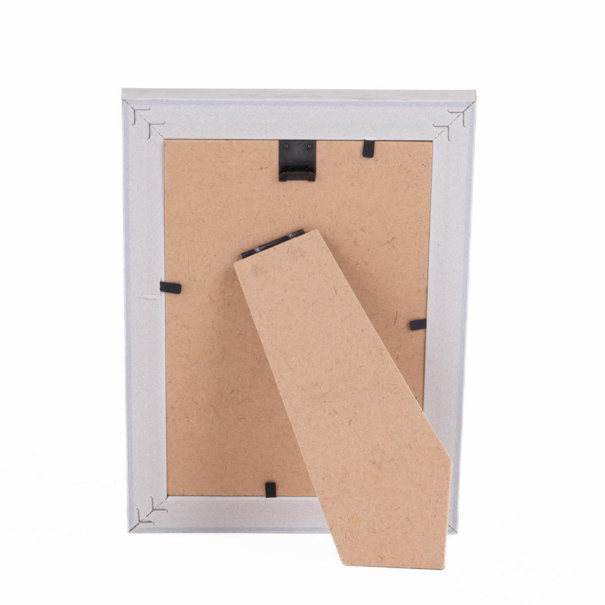 BILDERAHMEN Holzoptik Weiß 23,7/1,3/29 cm - Weiß, Kunststoff (13.7/18.7/1.3cm) - Home Styling Collection