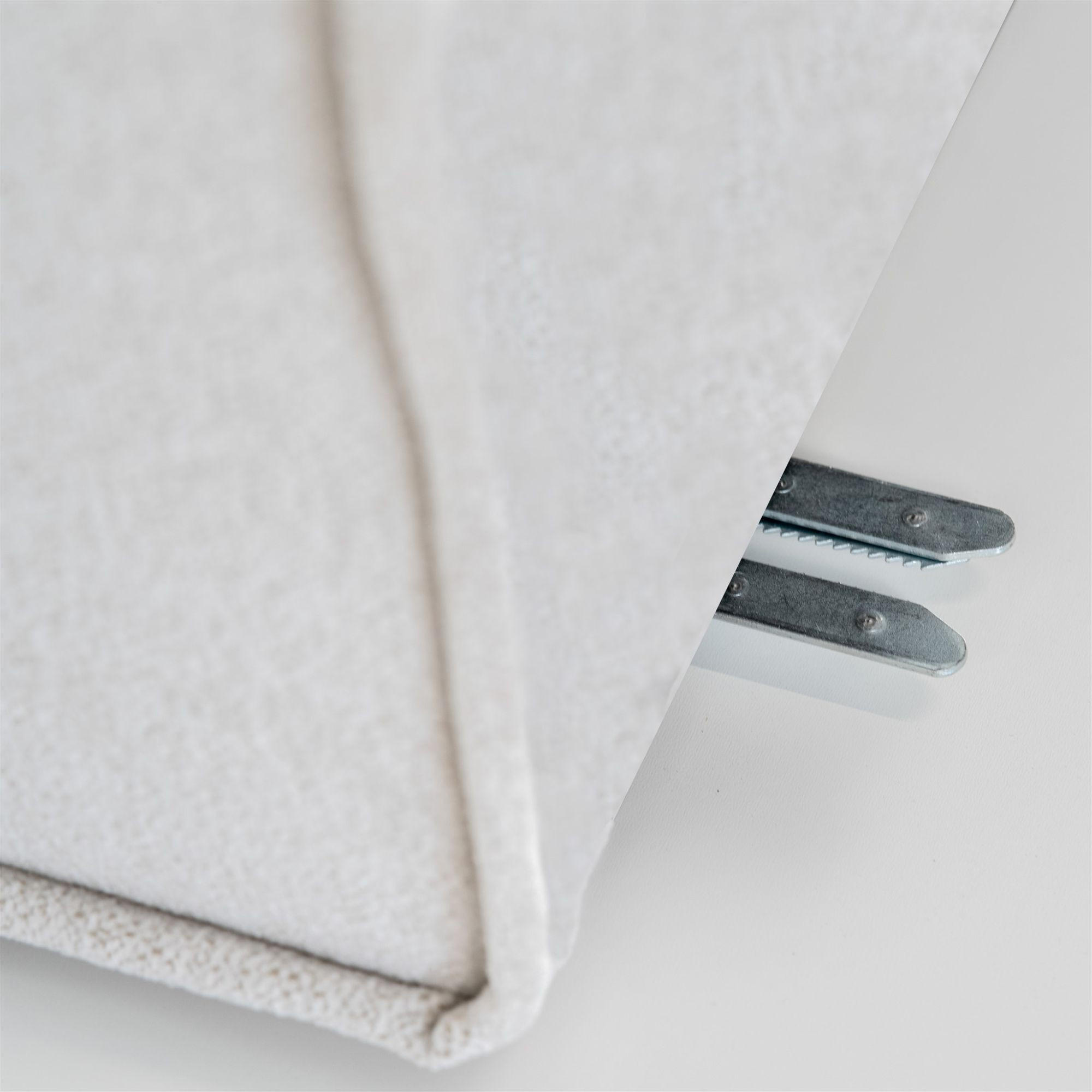 Thumbnail - Fun Möbel Sofa, Hellgrau, Textil, 292x85x90 cm, Wohnzimmer, Sofas & Couches, Sofas, 3-Sitzer Sofas