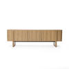 TV-SCHRANK Modern im Lowboard-Design,Eichenfarben,Holzoptik | B160 x T40 x H50 cm - Eichefarben, Holz (160/50/40cm) - Hometopia