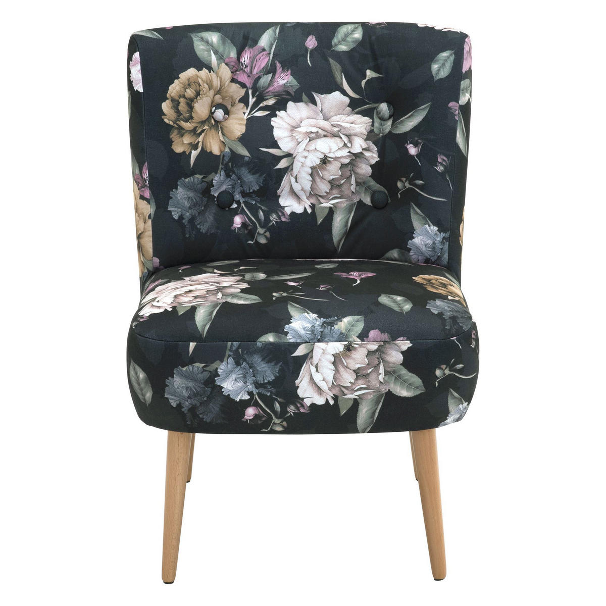 POLSTERSESSEL Kamle Flachgewebe anthrazit - Anthrazit, Kunststoff (58/78/68cm) - 58aufmkessel