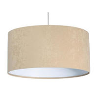 HÄNGELEUCHTE Weiß 30/20 cm - Beige/Weiß, Kunststoff (30/0.45/20cm) - ONZENO
