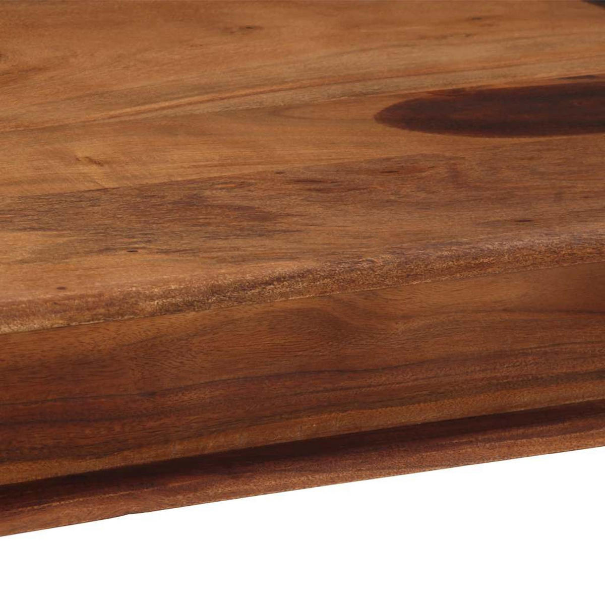 ESSTISCH 120/60/77 Cm Massivholz Akazie - Braun, Holz (120/60/77cm) - vidaXL