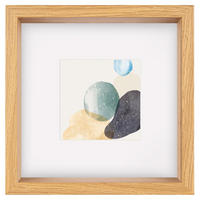 HOLZRAHMEN Shape 25x25 cm, Eiche - Eichefarben, Holzwerkstoff (6/27/27cm) - EMIX24