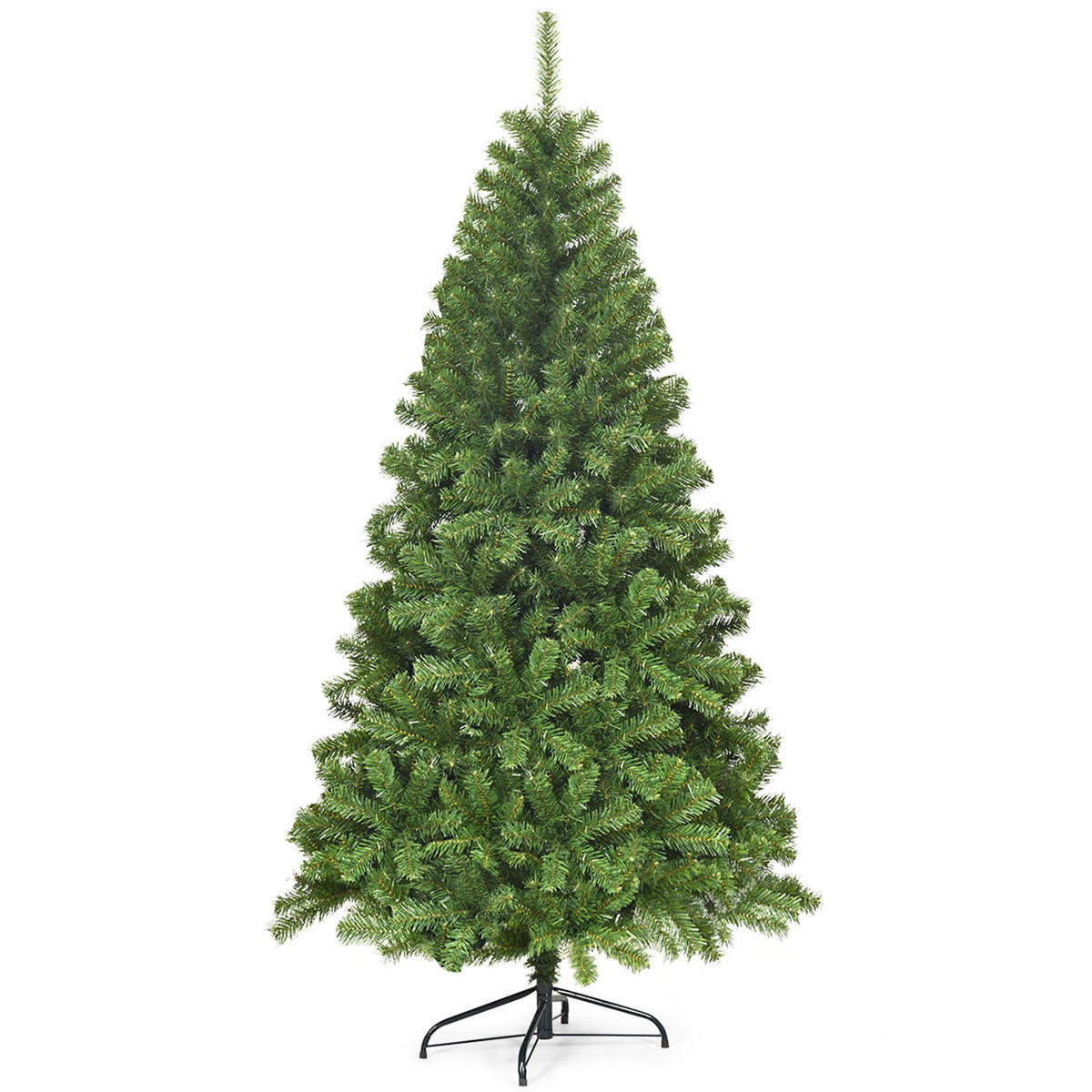 WEIHNACHTSBAUM Grün - Grün, Kunststoff (180cm) - COSTWAY
