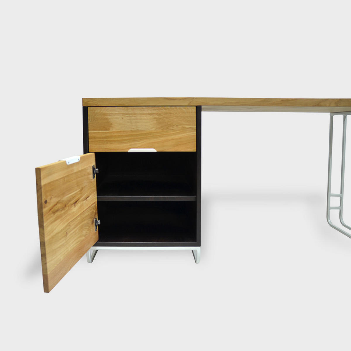 HOLZSCHREIBTISCH für das Arbeitszimmer oder Büro DENIS - Eichefarben, Holz (60/150/75cm) - Rawood Furniture