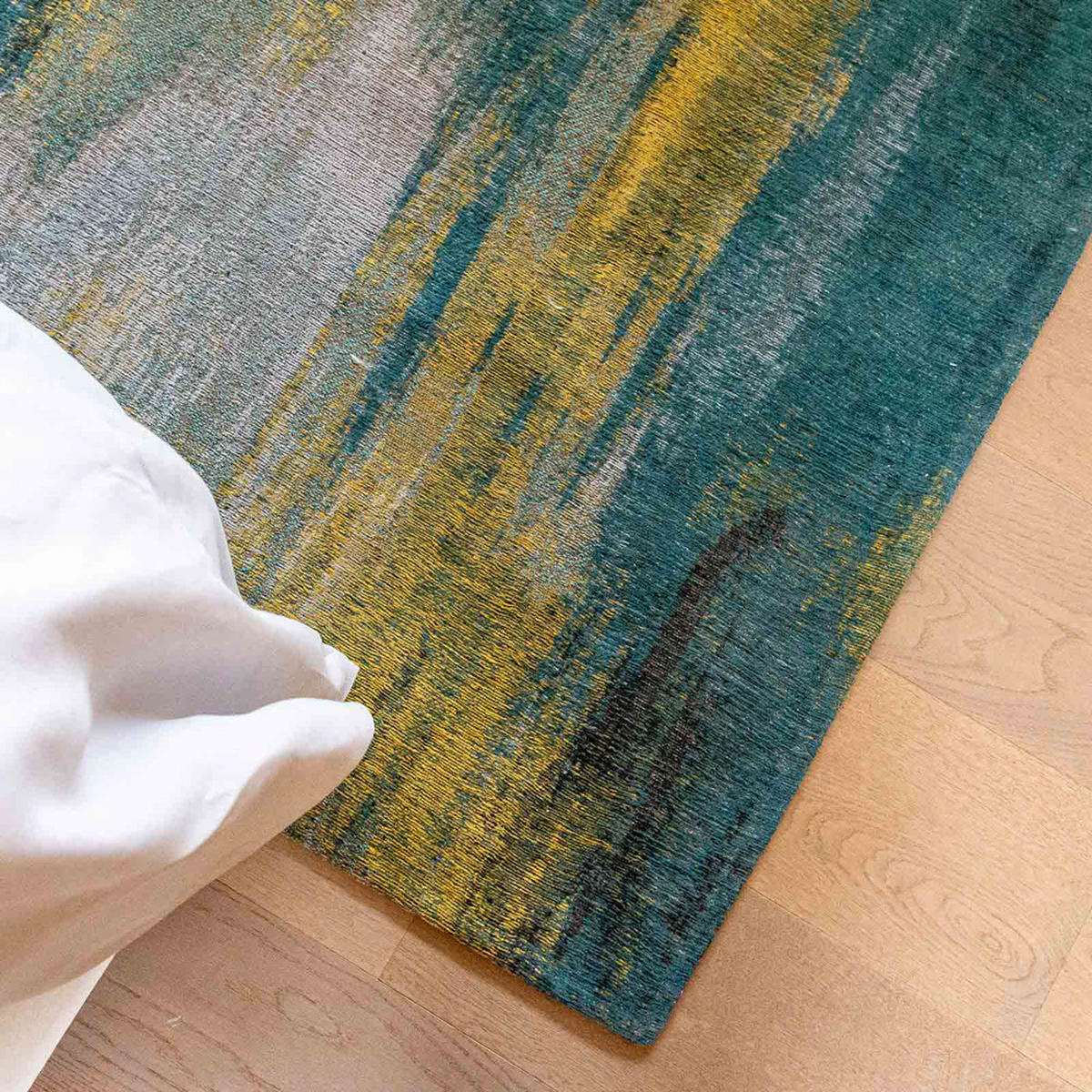 TEPPICH Nymphea Blue Atlantic 240/340 cm - Multicolor, Textil (240/340cm) - Louis De Poortere
