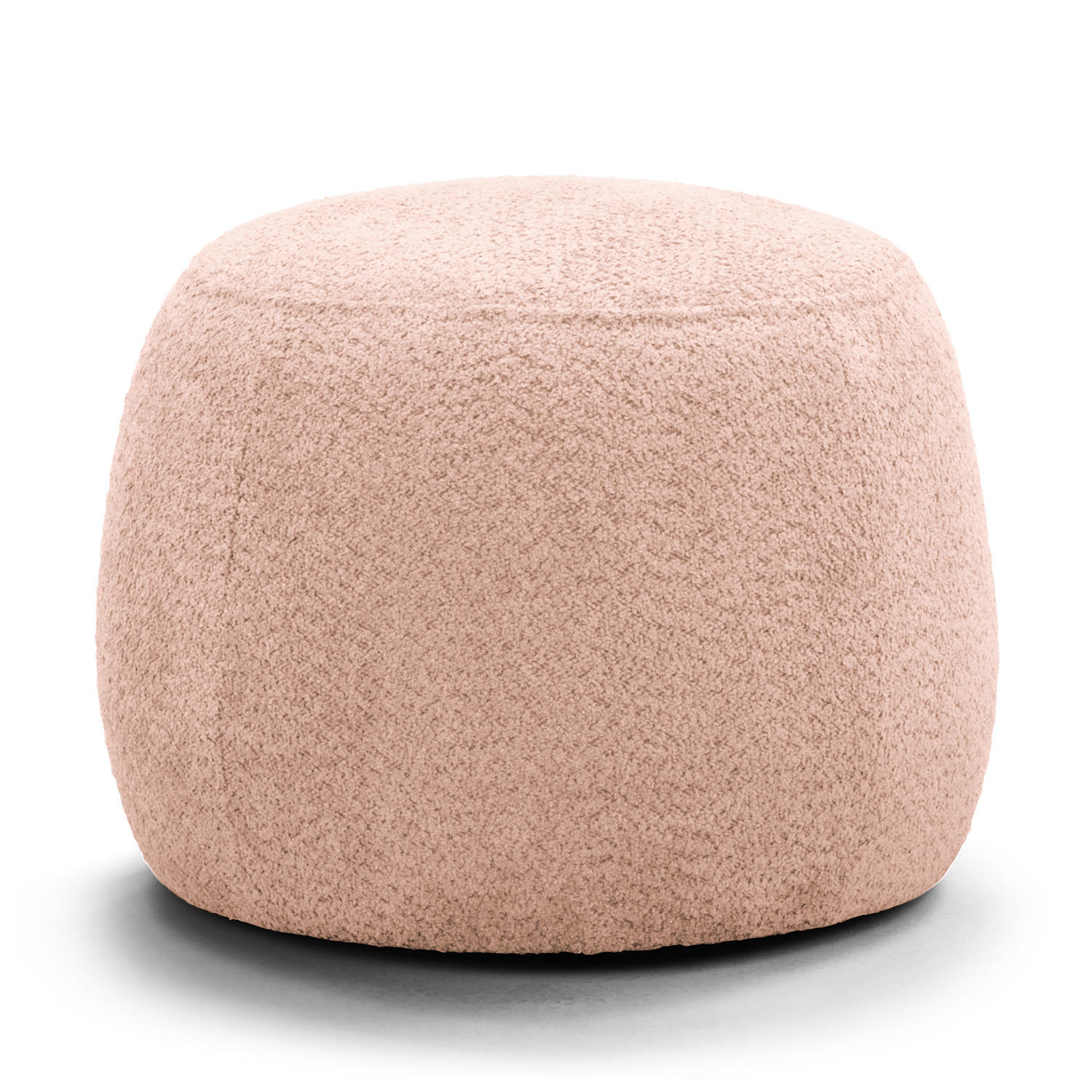 POLSTERHOCKER - Mauve/Schwarz, Textil (59/45/59cm) - home24