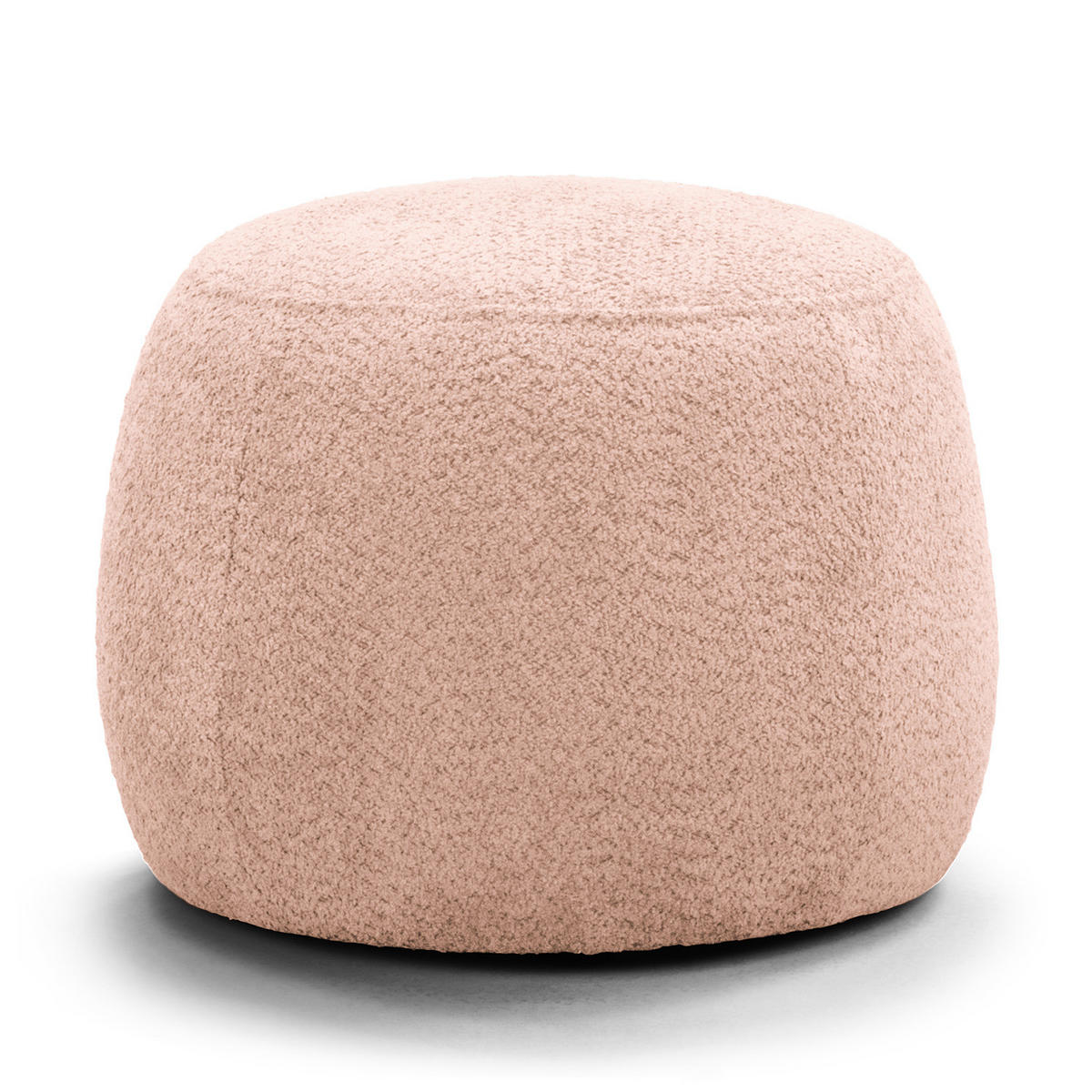 POLSTERHOCKER - Mauve/Schwarz, Textil (59/45/59cm) - home24