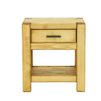NACHTTISCH aus Massivholz SARA - Honig, Holz (45/50/35cm) - Seart