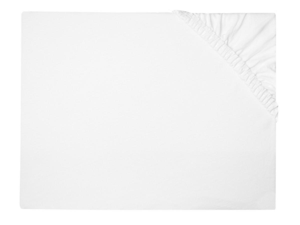 SPANNBETTLAKEN, 160x200 cm, 80% Baumwolle, 20% Polyamid, Weiß - Weiß, Textil (160/200cm) - Zollner