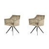 ESSZIMMERSTUHL Raster Beige 60/63/81 cm - Beige, Metall (63/81/60cm) - Hoyz Collection