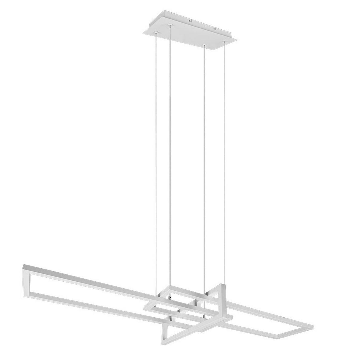 LED HÄNGELEUCHTE Salinas Weiß Metall - Weiß, Metall (40/110/150cm)