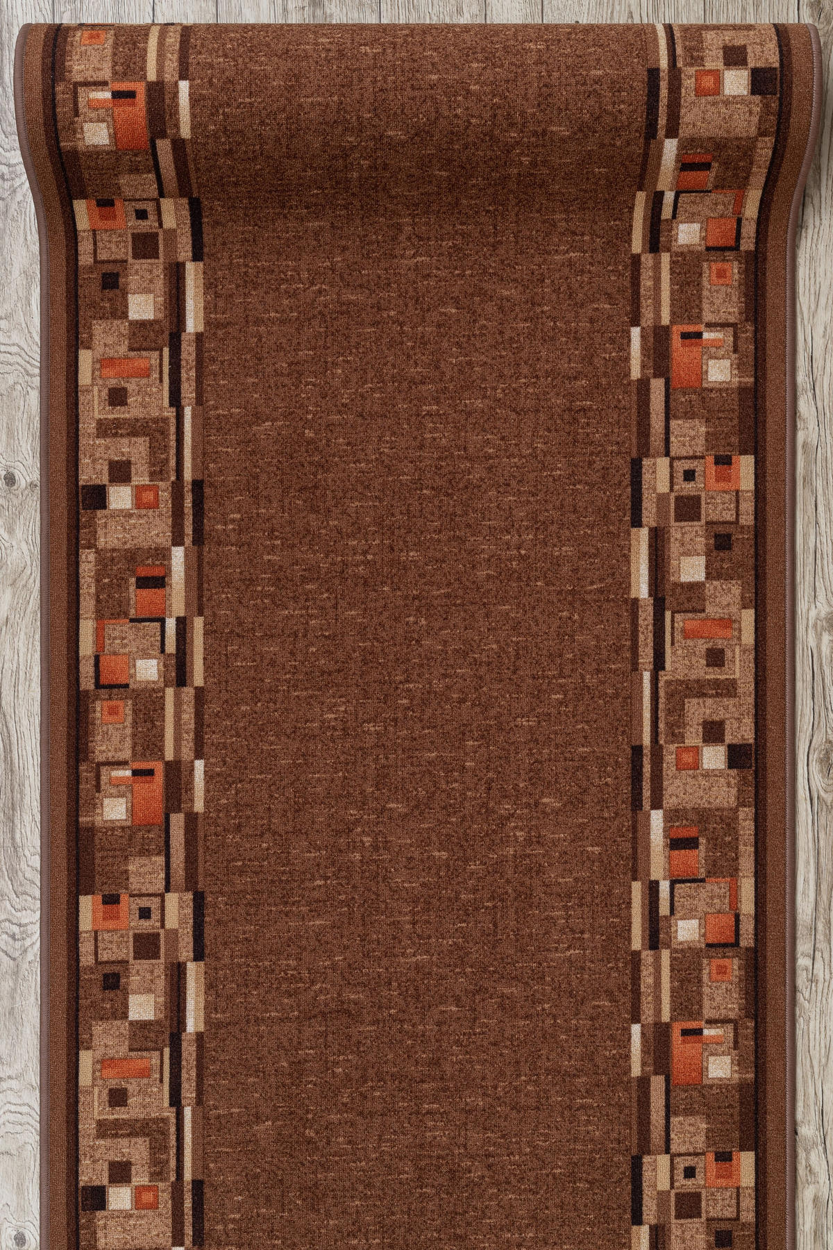 LÄUFER Antirutsch BOMBAY 100/100 cm - Braun, Textil (100/100cm) - rugsX
