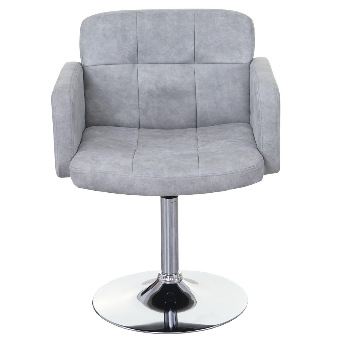 ESSZIMMERSTUHL Grau 6er-Set - Grau, Textil (60/80/55cm) - MCW