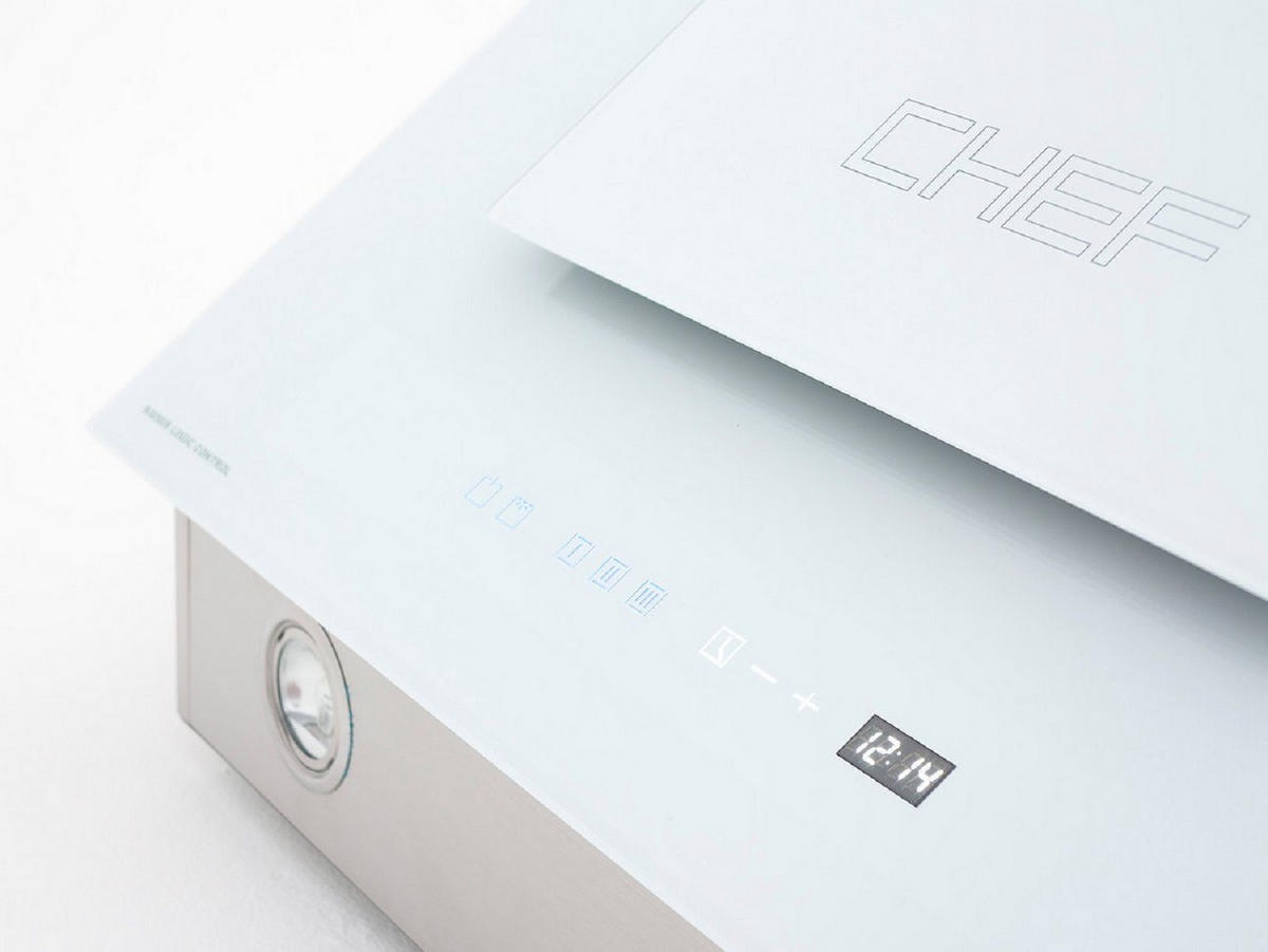 DUNSTABZUGSHAUBE AT 8409 FW Eco 80 cm Weiß - Weiß, Glas/Metall (80/103/45cm) - Kaiser Küchengeräte