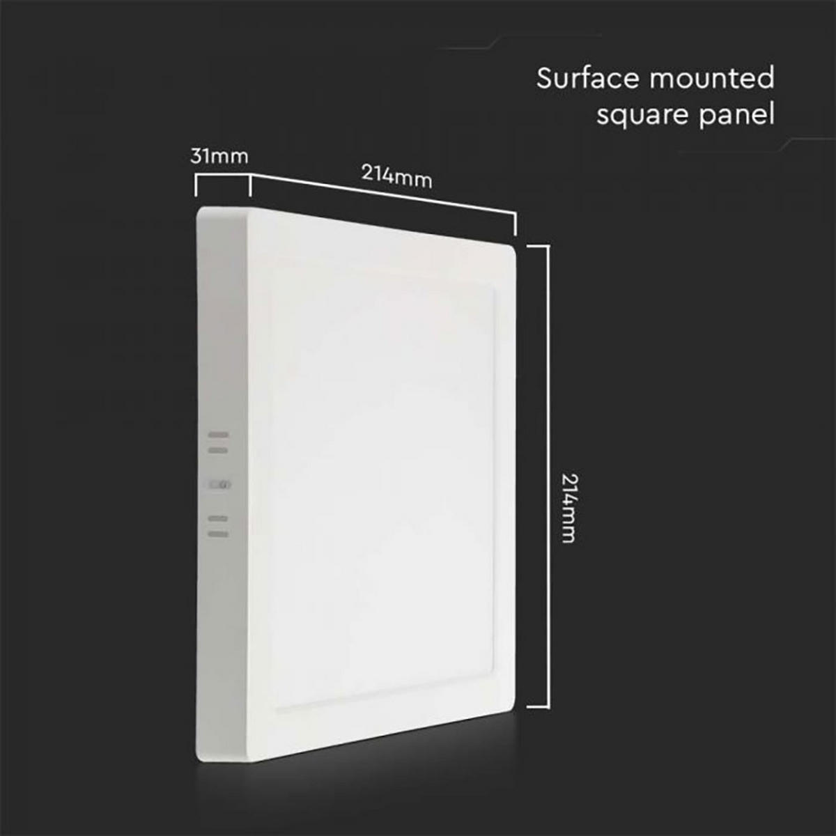 LED DECKENLEUCHTE Kunststoff Weiß 8er Set - Weiß, Kunststoff (21.4/21.4/3.1cm)