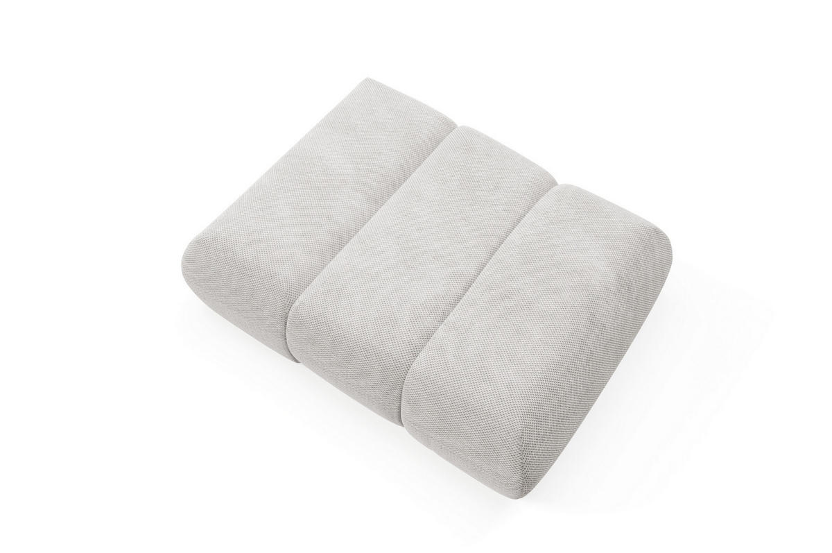 SESSEL ATOMO, Modern Polstersessel Loungesessel, Velours-Stoff Hellgrau - Hellgrau, Holz/Metall (98/82/134cm) - MASSENO