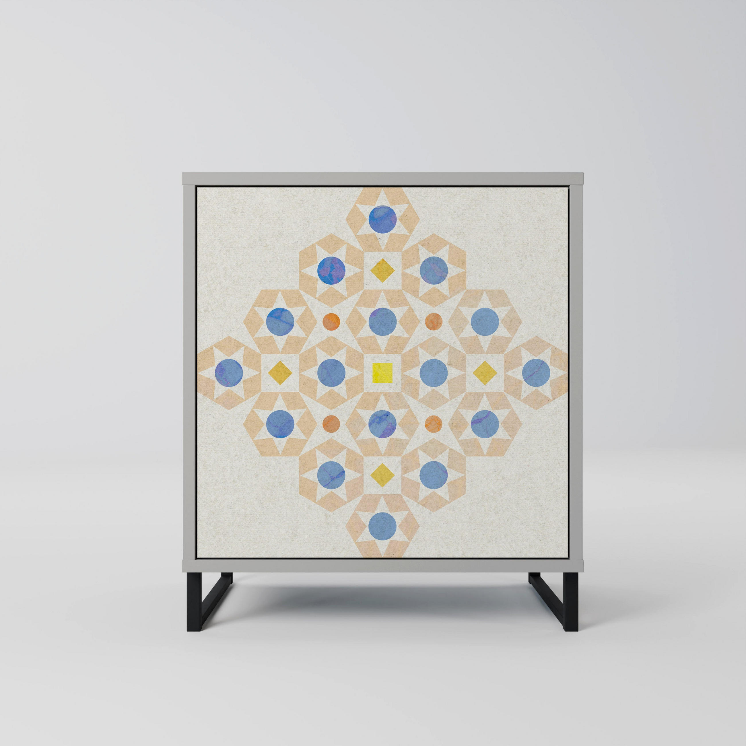 SpaceRebels Sideboard Grau 57.5x67.5x42 cm