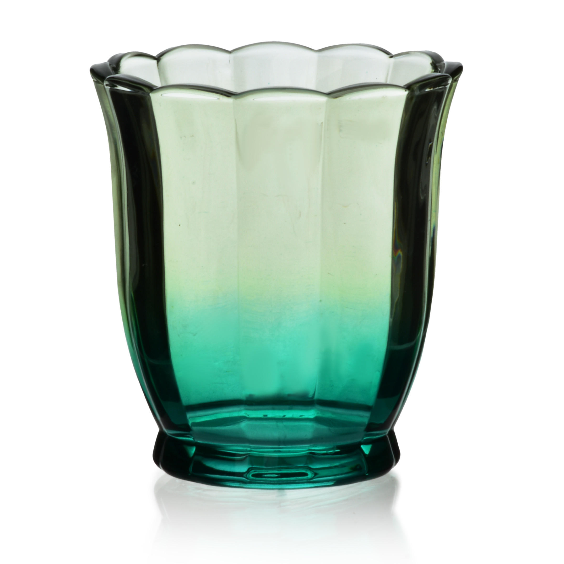 TRINKGLAS Vini Grün 9.5/6/10 cm Glas - Grün, Glas (0.3L) - Mondex