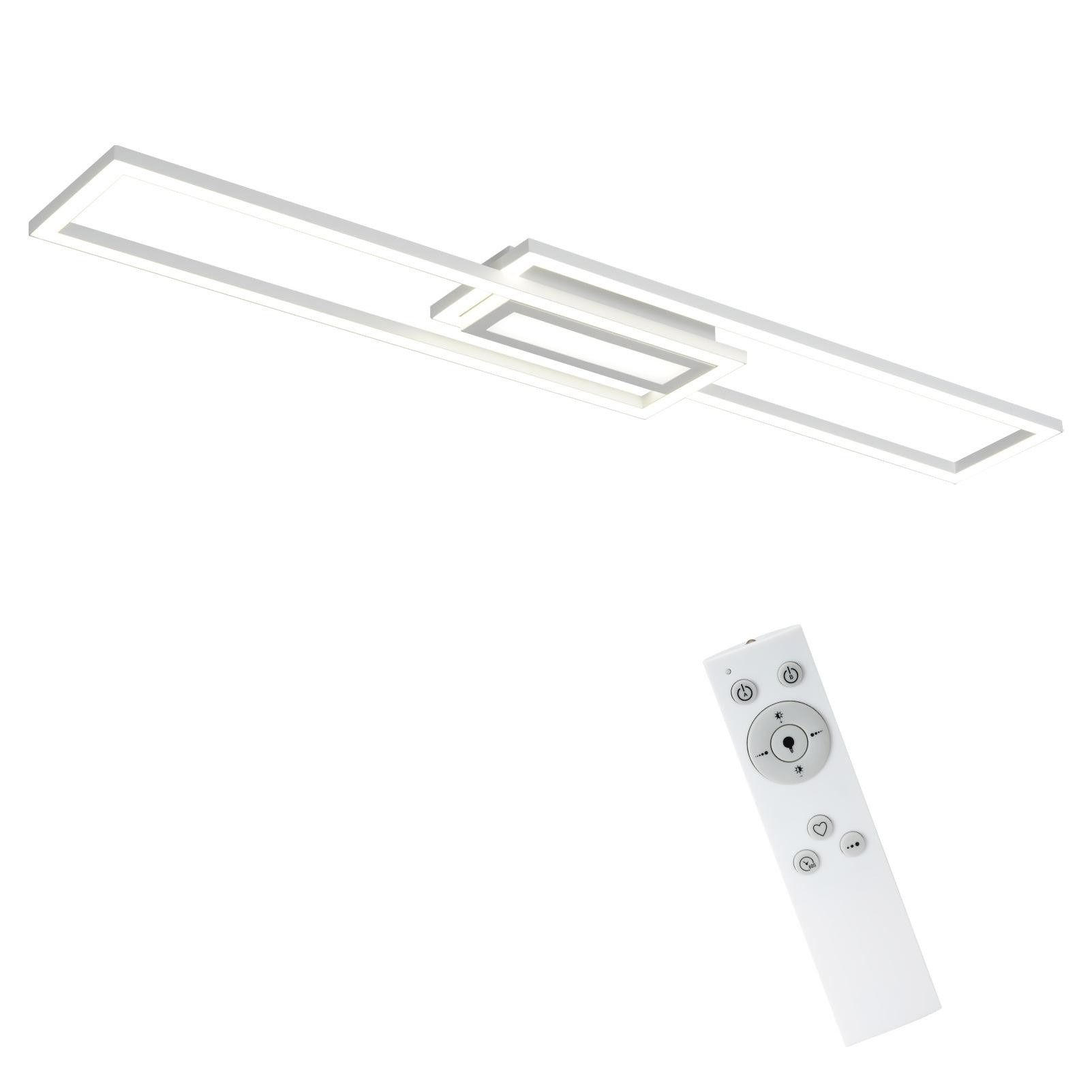 LED-DECKENLEUCHTE Tannwacht 17.2/5.0/95.0 cm - Weiß, Metall (95/17.2/5cm) - ZMH