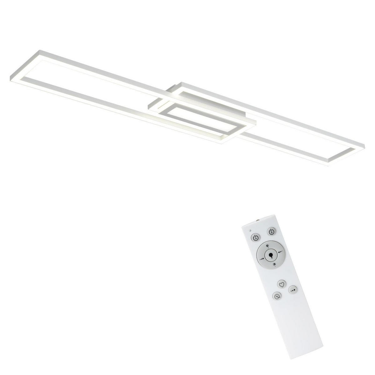 LED-DECKENLEUCHTE Tannwacht 17.2/5.0/95.0 cm - Weiß, Metall (95/17.2/5cm) - ZMH