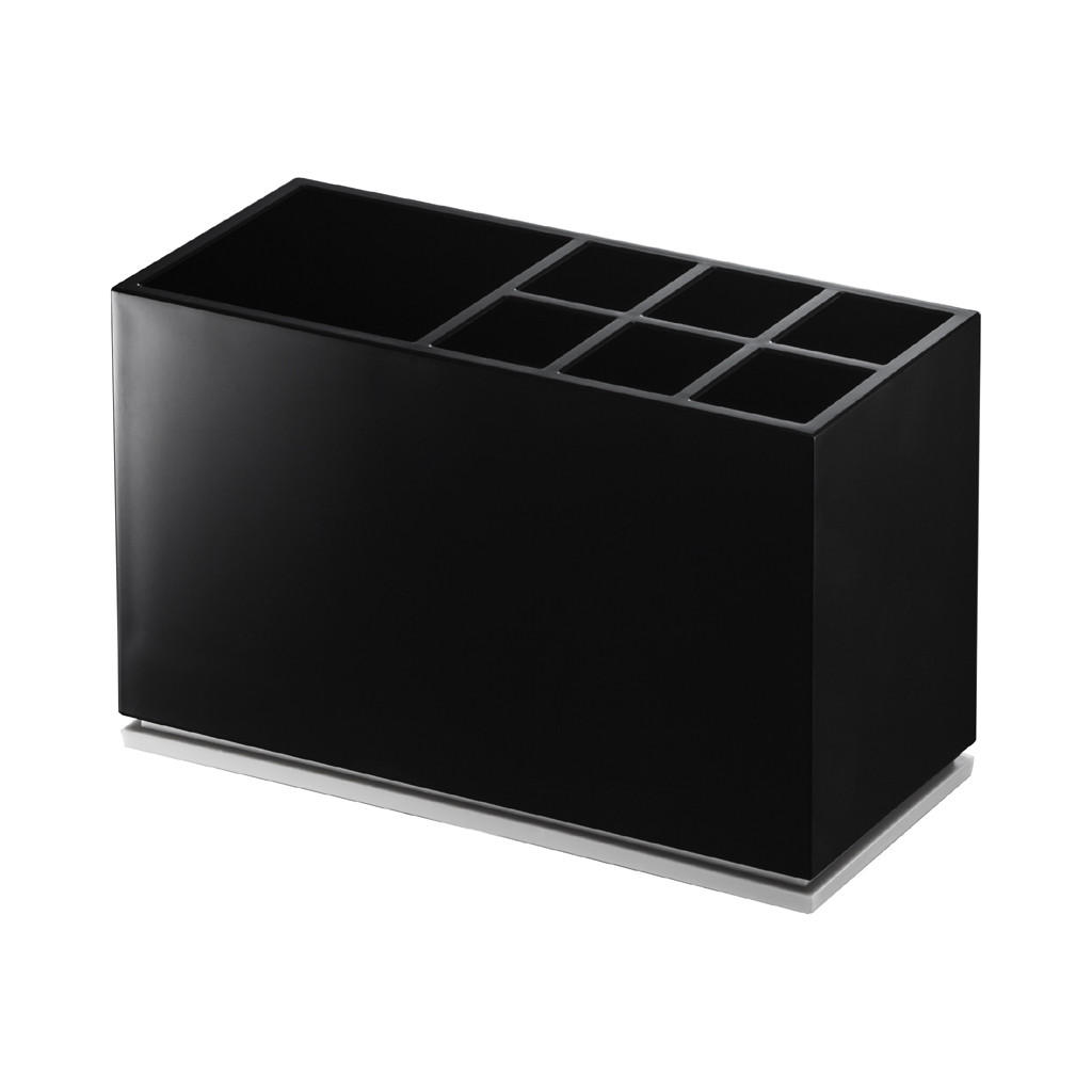 ZAHNBÜRSTENHALTER Mist 7844 Schwarz - Schwarz, Kunststoff (11/7/5cm) - Yamazaki