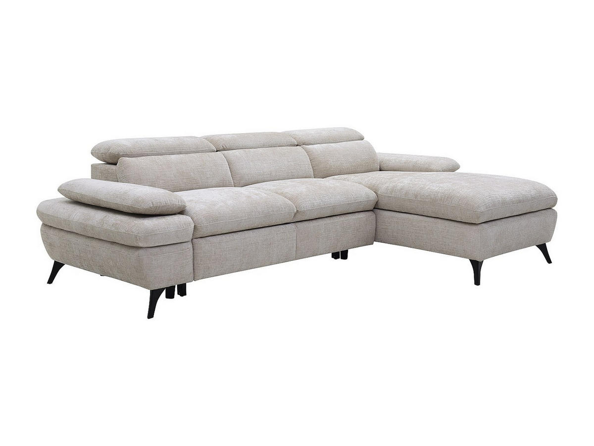 SCHLAFSOFA - 5 Personen - Stoff - Beige - - Beige, Textil (284/80/176cm) - Vente-Unique