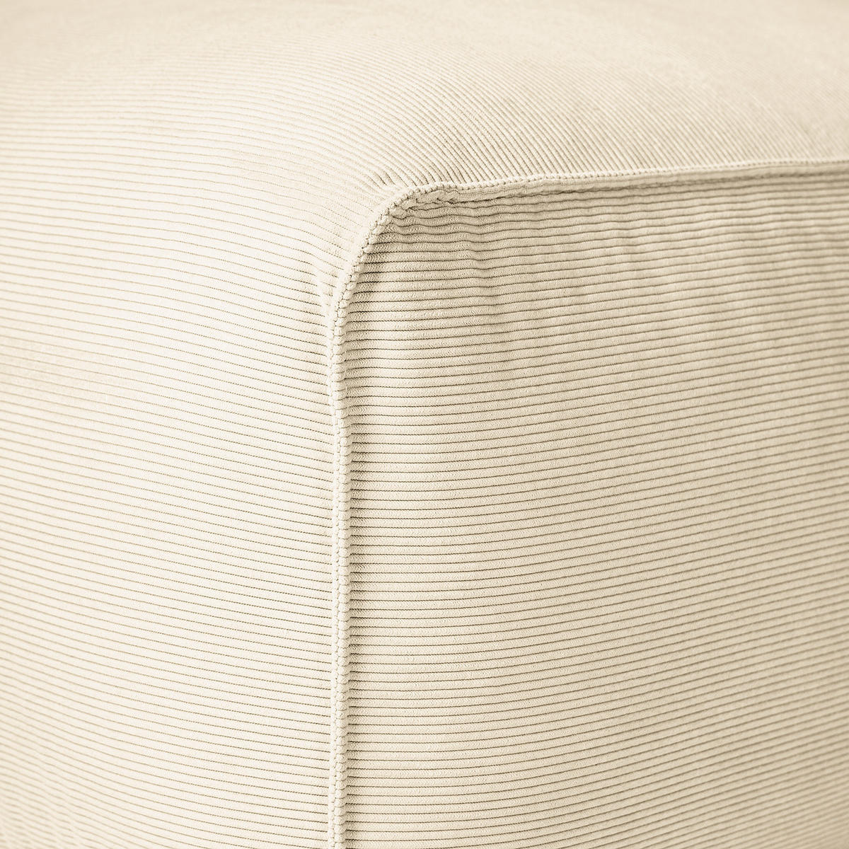 3-SITZER ECKSOFA mit Longchair - Beige/Schwarz, Kunststoff/Textil (284/173cm) - home24