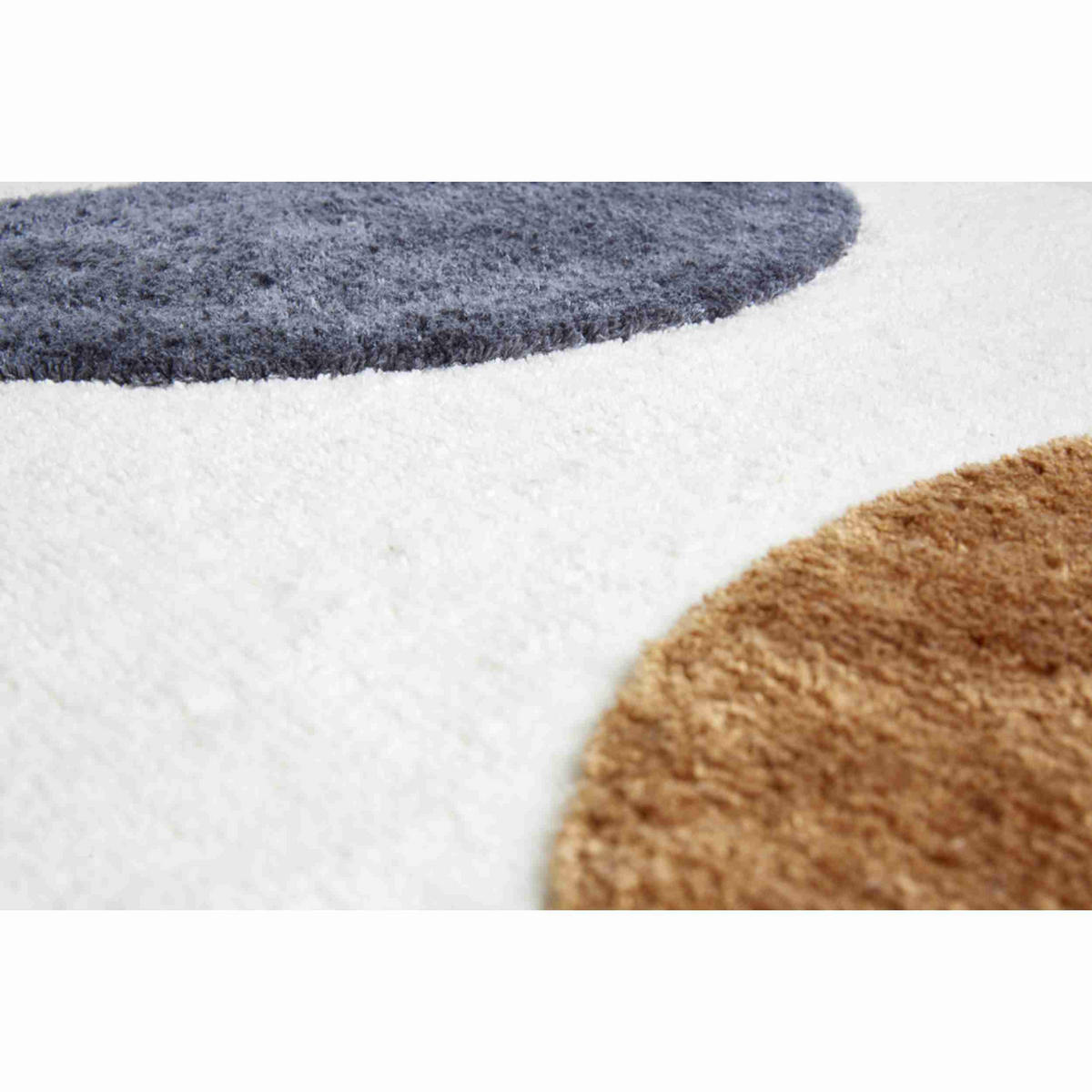 BADTEPPICH Braun, Schwarz, Weiß 60/90 cm  - Schwarz/Braun, Basics, Textil (60/90cm) - Schöner Wohnen
