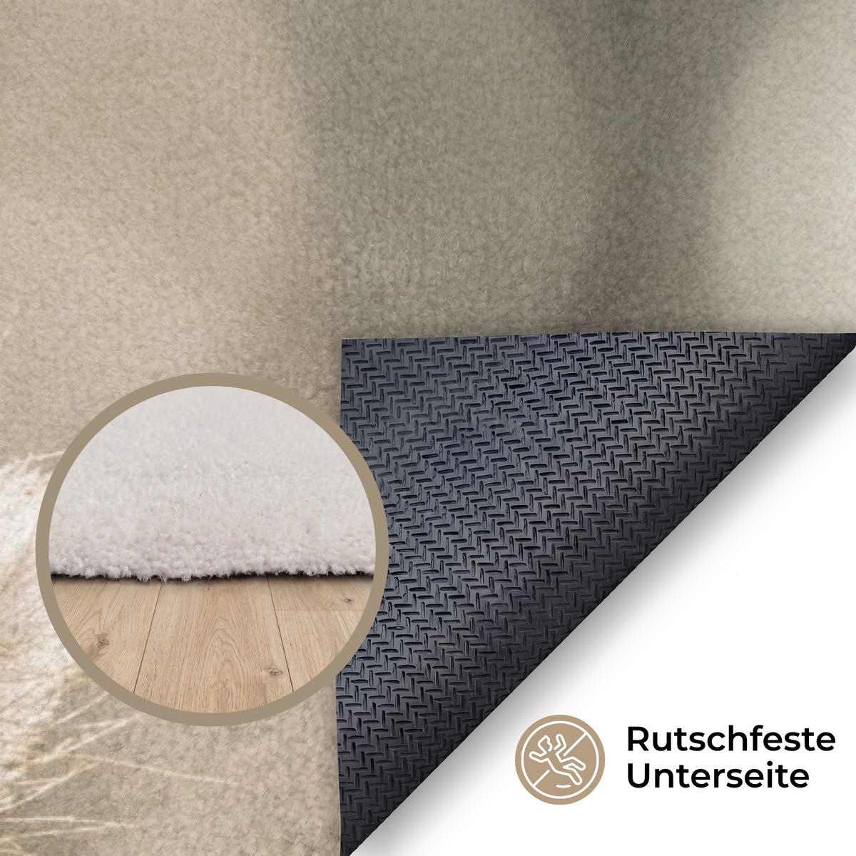 KOBERCE - Chvostoskok - Biely - Slnečné svetlo - 150x90 cm - béžová, textil/plast (150/0.4cm) - OnlyWow