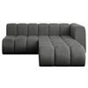 ECKSOFA modulares Sofa Darnel-L1 - 205x177x70 cm Dunkelgrau - Dunkelgrau, Holzwerkstoff/Textil (205/177cm) - ALTDECOR