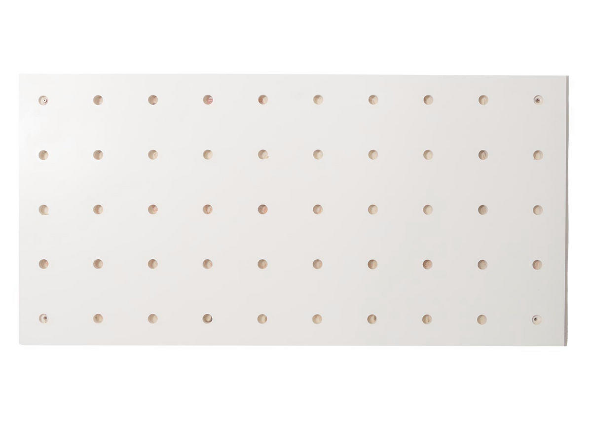 STENSKI PANEL Bel kompletni set - bela, les (50/100/1cm) - MCW