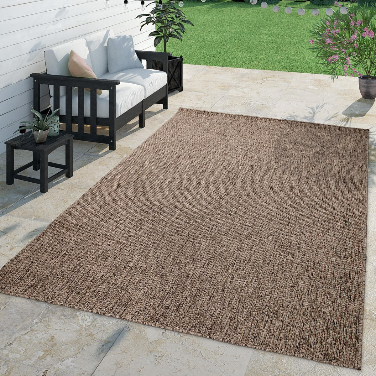 OUTDOORTEPPICH Taupe 240 x 340 cm - Taupe, Kunststoff (240/340cm) - TT Home