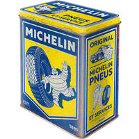 VORRATSDOSE L Michelin Vintage - Multicolor, Metall (14/20/10cm) - Nostalgic-Art