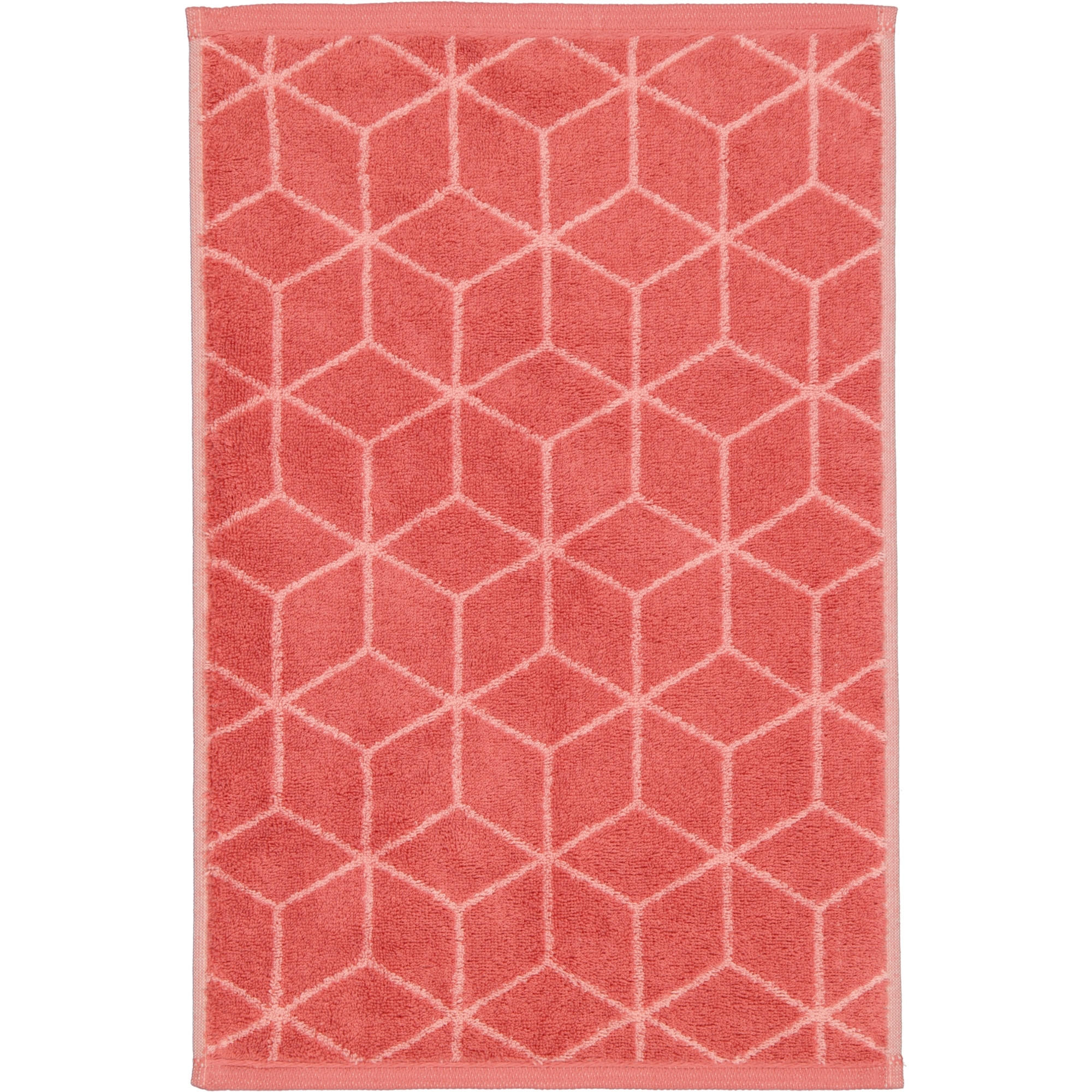 HANDTÜCHER COORDINATES CARRÉ 2557 CORAL - 22 - Rot, Textil (30/50cm) - Zöllner