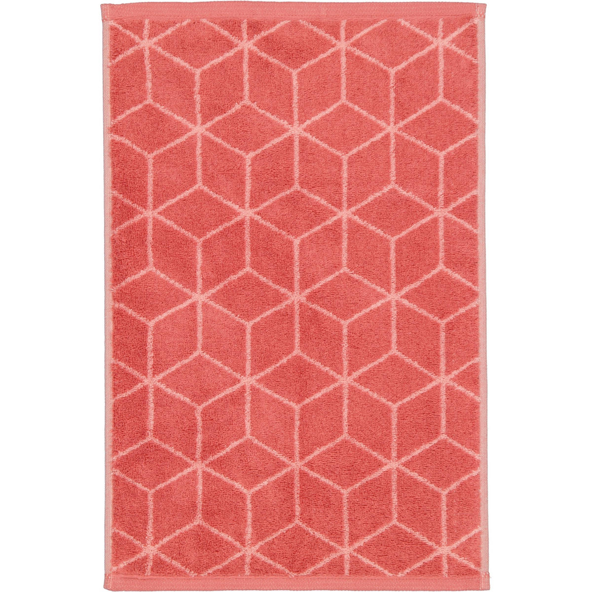 HANDTÜCHER COORDINATES CARRÉ 2557 CORAL - 22 - Rot, Textil (30/50cm) - Zöllner