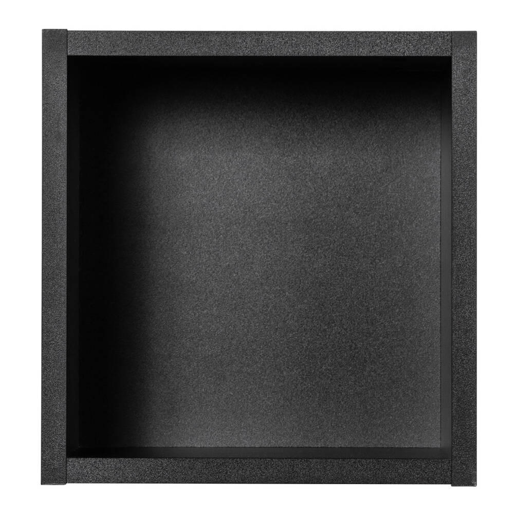 BADEZIMMERREGAL Skelbolu - Schwarz, Holzwerkstoff (27/25/21cm) - [en.casa]