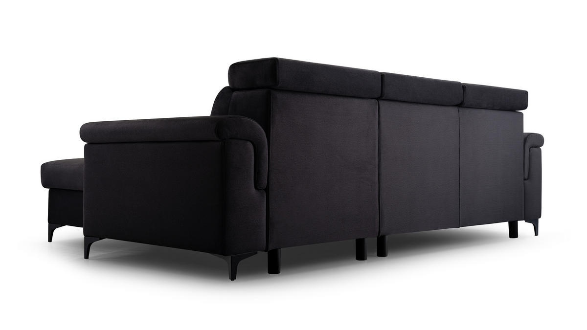 ECKSOFA VERMO ANTHRAZIT - Anthrazit, Textil (252/170cm) - Luxkor24
