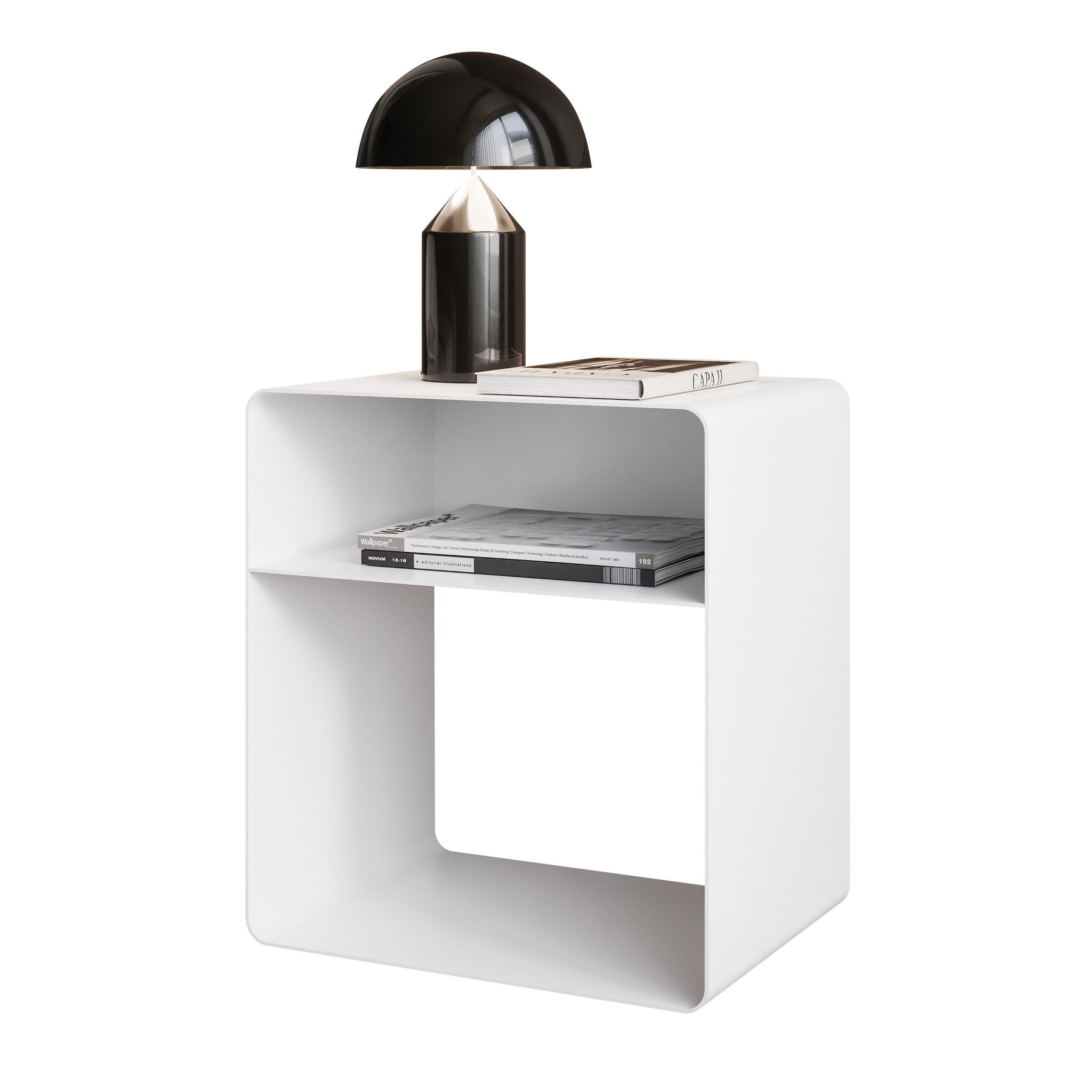 NACHTSCHRANK LANA 45/35/50 cm Weiß - Weiß, Metall (45/50/35cm) - Idohome