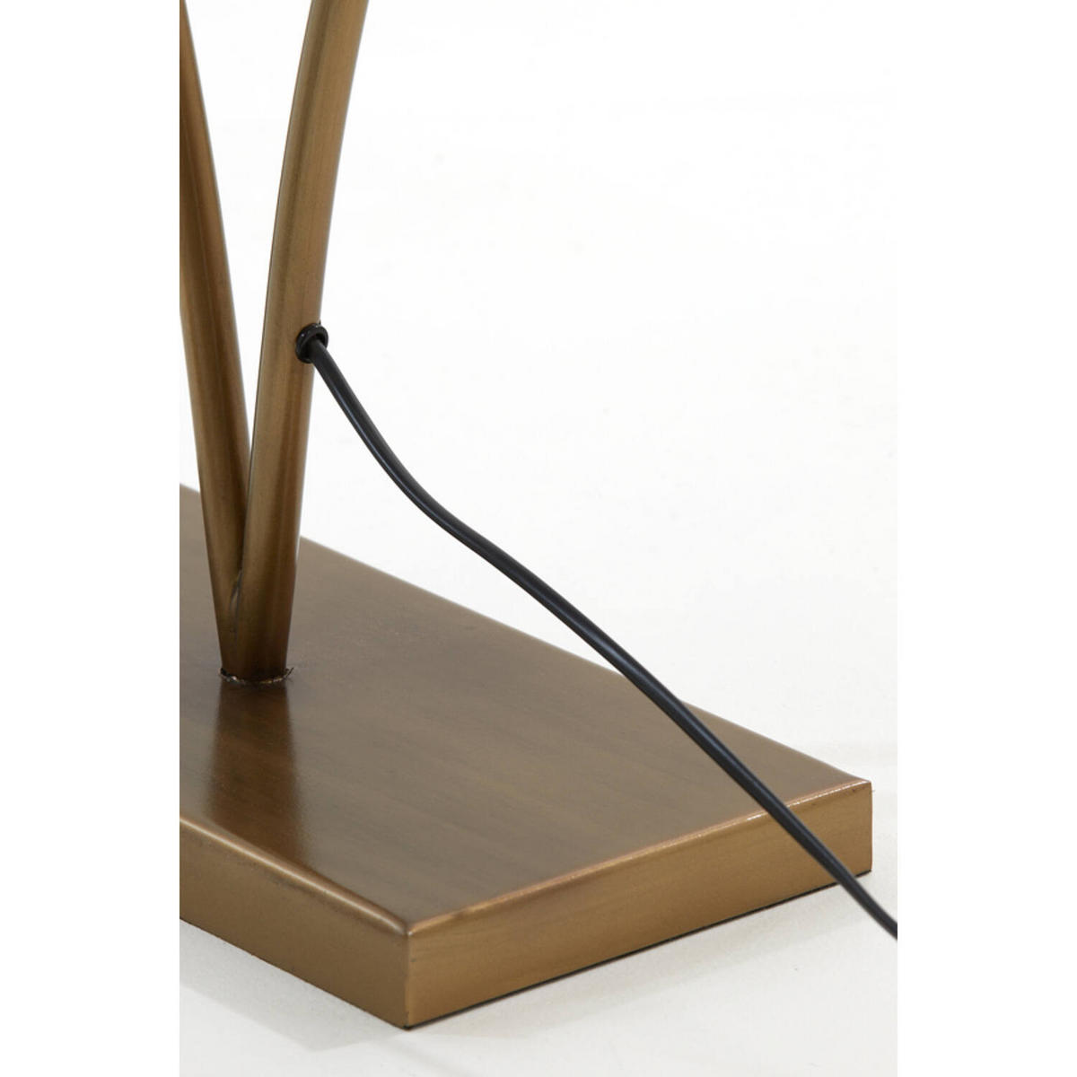 STEHLEUCHTE Okno Gold 46/17/140 cm - Goldfarben, Metall (46/17/140cm) - Light & Living