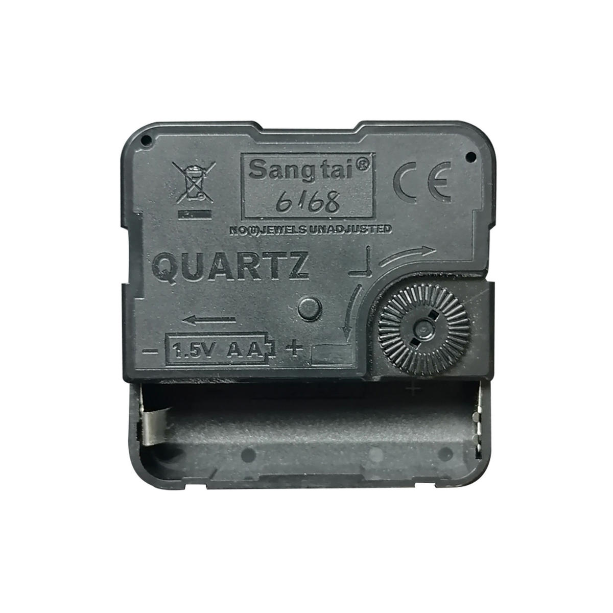 WANDUHR Schwarz 5/50/50 cm - Schwarz, Holzwerkstoff (5/50/50cm) - Mobili Rebecca