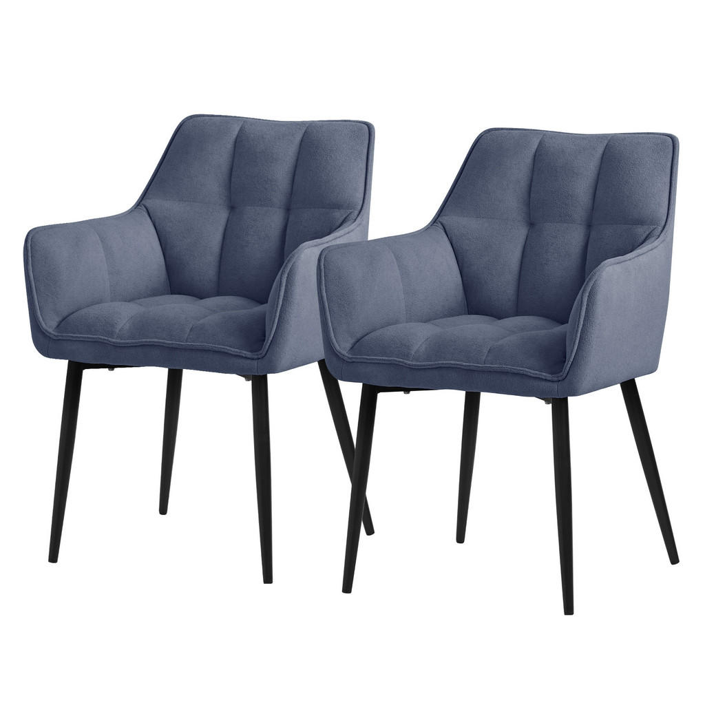 ML-DESIGN JÍDELNÍŽIDLA, SADA 2 KS, modrá froté látka