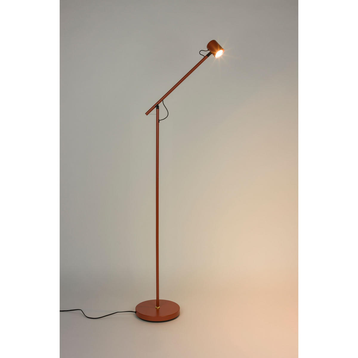 STEHLAMPE Aero Rot - Rot, Metall (57.5/25/120cm) - Housecraft Living