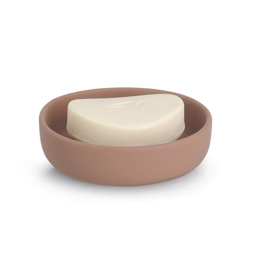 SEIFENSCHALE Keramik Brass Tone Ø 11,2 cm - Mokka, Keramik (11.2/3.3/11.2cm) - ZELLER