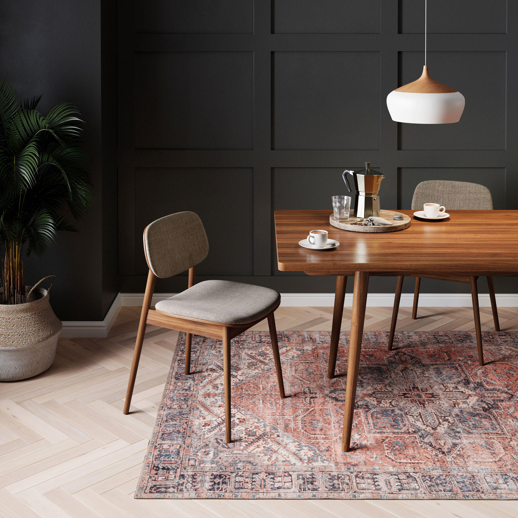 FLACHWEBETEPPICH Neeve - Beige, Textil (200/290cm) - Kukoon Rugs