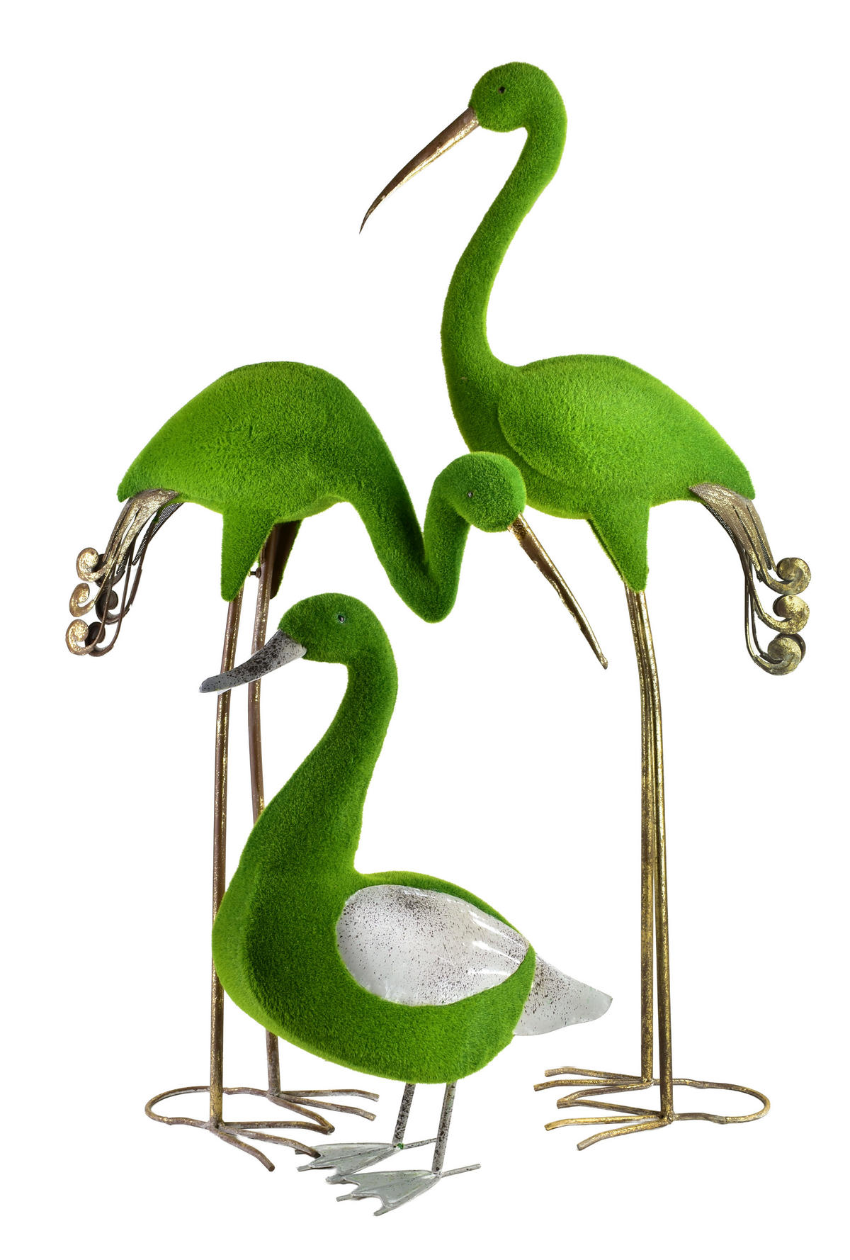 DEKOFIGUR Passari grün 47/18/58 cm Metall - Grün, Metall (18/58/47cm) - Mondex