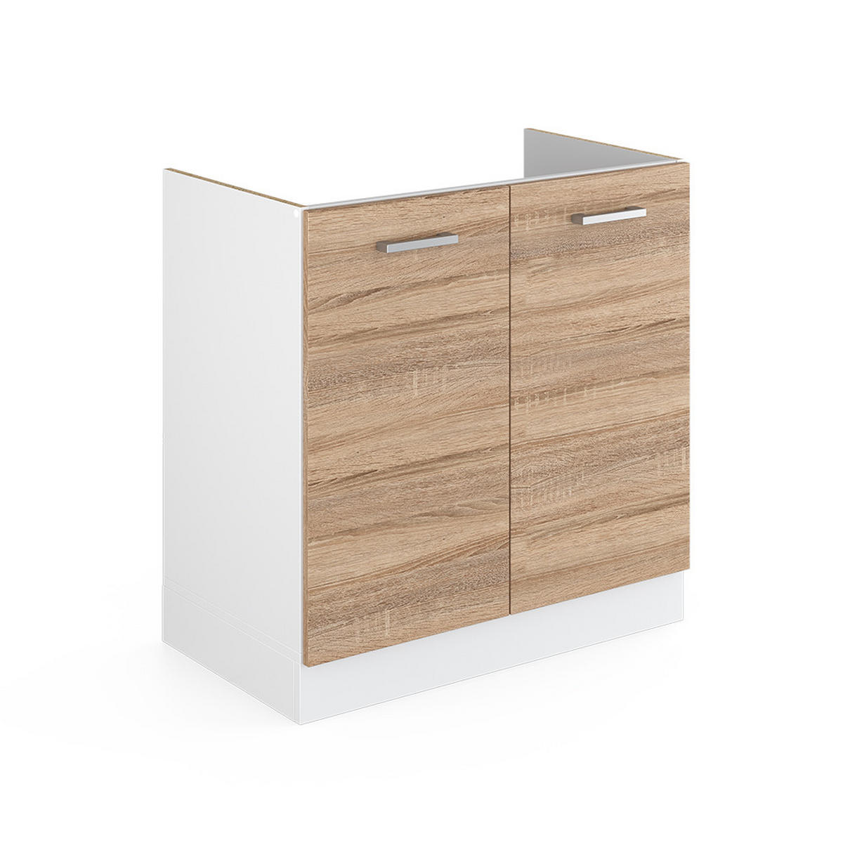 KÜCHENFRONT R-Line Sonoma 79.2 x 71.3 cm Möbelfront für den Spülenunterschrank - Sonoma Eiche, Holzwerkstoff (79.2/71.3/1.6cm) - Vicco