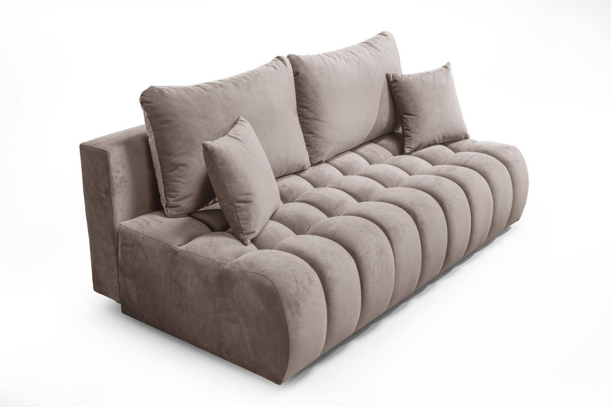 SOFA 200 cm in Braun - Braun, Textil (200/92/115cm) - Home Collective