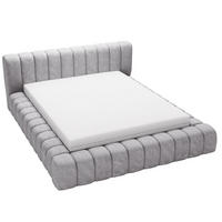 POLSTERBETT Italia 160x200 Grau - Grau, Textil (160/200cm) - Graingold