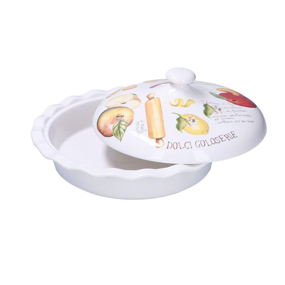 ETAGERE Weiß 27/27/4 cm P022600027 - Weiß, Keramik (27/4cm) - La Porcellana Bianca 